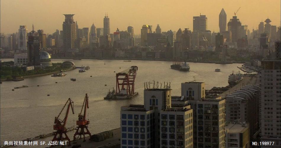 上海黄浦江（快速变化）上海高清宣传片上海各种高清实拍素材系列城市实拍视频 城市宣传片