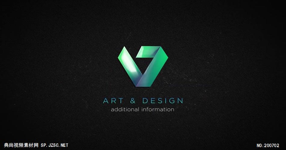 AE：素描手绘三维Logo生长动画ae特效素材下载网站