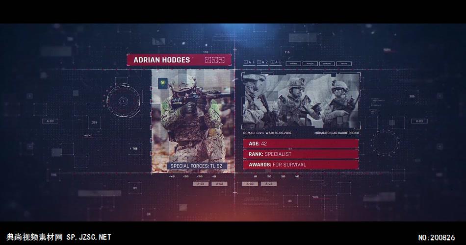 AE：军事科技感图片视频宣传片头ae特效素材下载网站