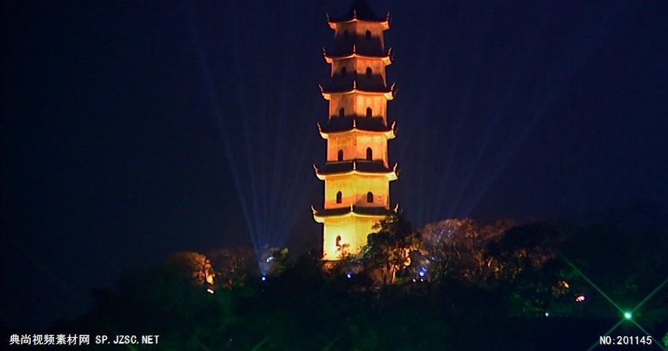 温州市风景+商场夜景+城市风貌中国名胜风景标志性景点高清视频素材