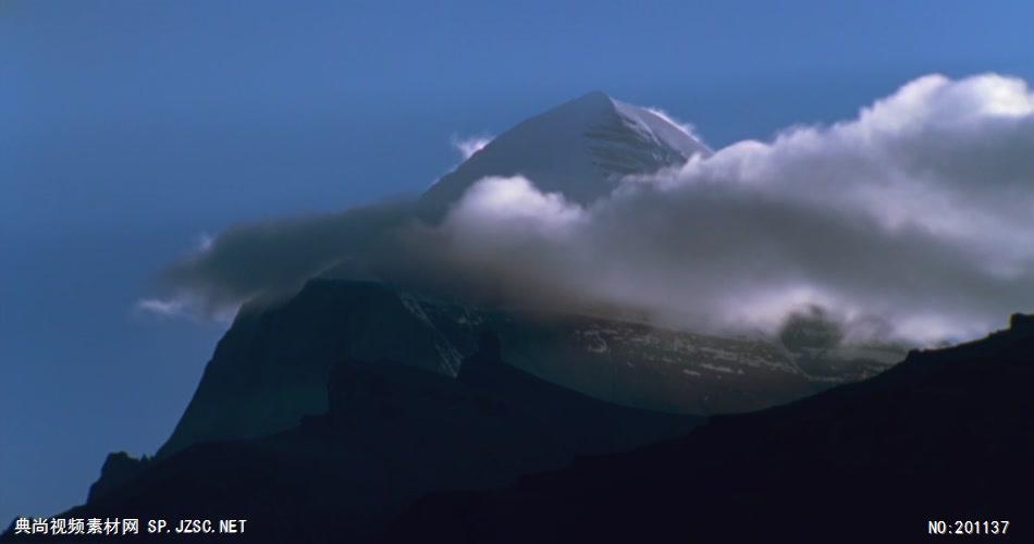 西藏雪山中国名胜风景标志性景点高清视频素材