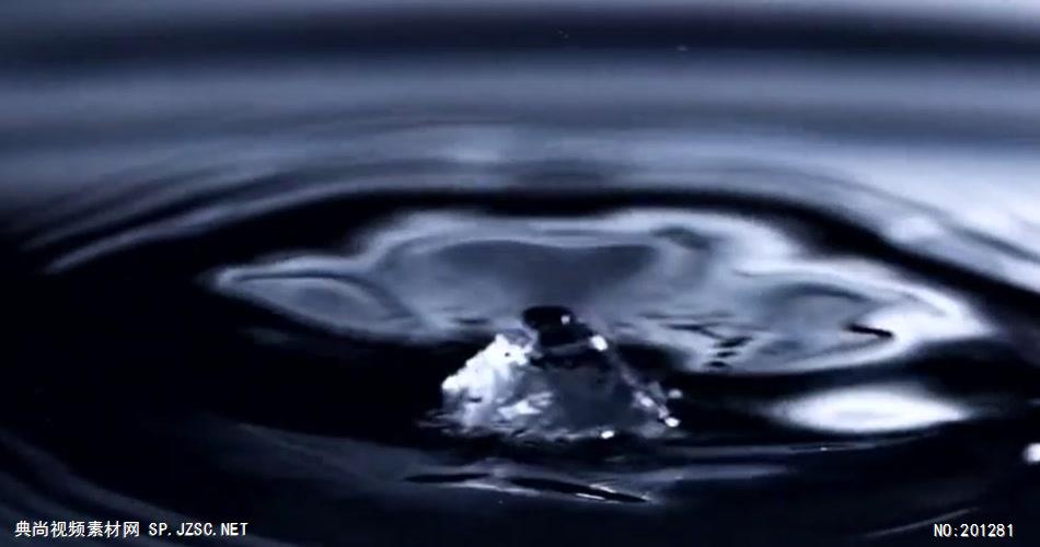 雨水滴流水水面水素材42
