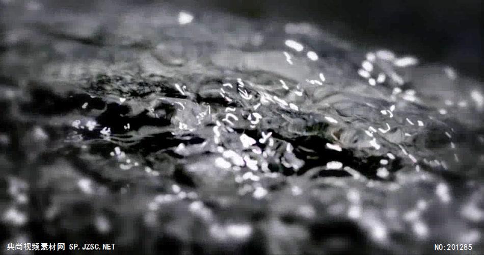 雨水滴流水水面水素材39