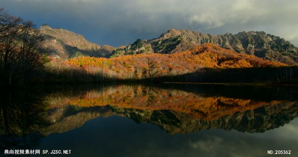 ［4K］ 晩秋湖面 4K片源 超高清实拍视频素材 自然风景山水花草树木瀑布超清素材