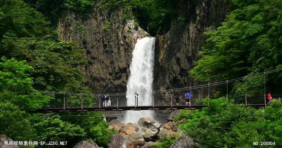 ［4K］ 山川瀑布 4K片源 超高清实拍视频素材 自然风景山水花草树木瀑布超清素材