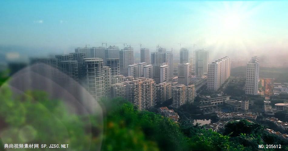 中国上海广州城市地标建筑高端办公楼夜景航拍宣传片高清视频素材城市01