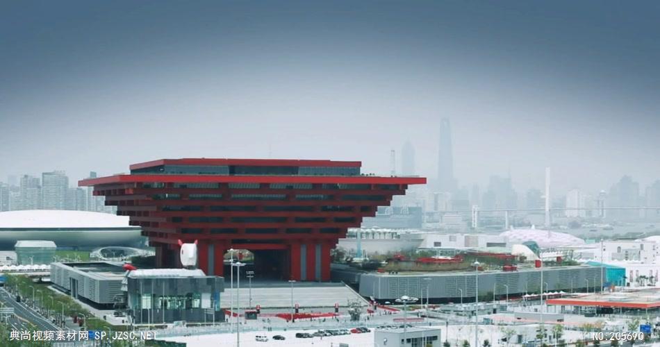 中国上海广州城市地标建筑高端办公楼夜景航拍宣传片高清视频素材城市37