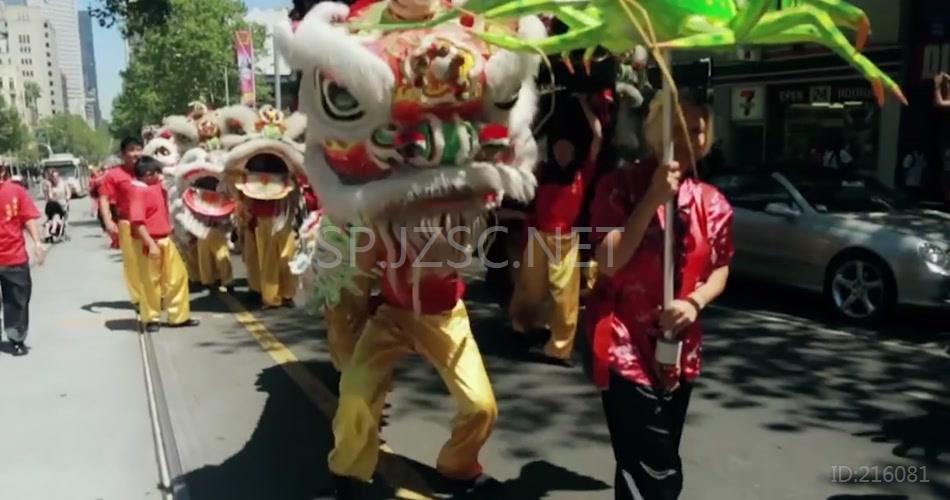 春节舞龙舞狮