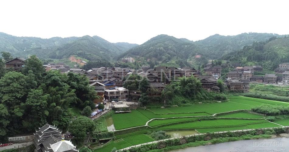 诗情画意少数民族建筑风雨桥